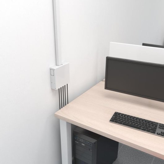 Multimedia-Verbindungskasten Aisens VGA HDMI USB-B RJ45 Cat.6A STP