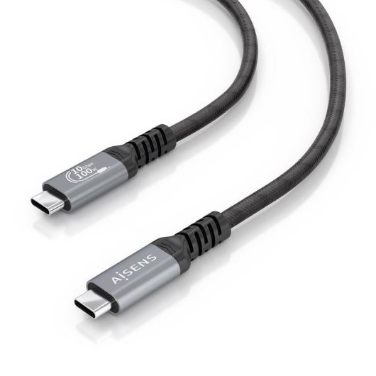 Cavo USB 3.2 Gen2 Aisens 10Gbps 8K@30Hz 100W E-Mark USB-C a USB-C 5m