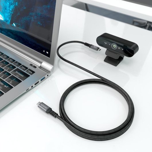 Cavo USB 3.2 Gen2 Aisens 10Gbps 8K@30Hz 100W E-Mark USB-C a USB-C 5m