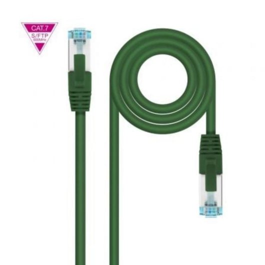 Cable de red Nanocable CAT.7 600MHz LSZH SFTP AWG26 1m Verde
