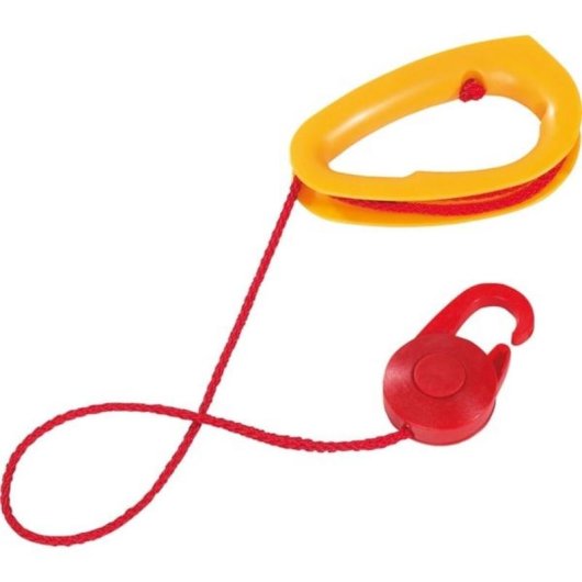 BIG Bobby-Car Câble de traction Voiture infantile Rouge et Jaune