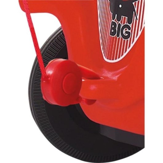 BIG Bobby-Car Câble de traction Voiture infantile Rouge et Jaune