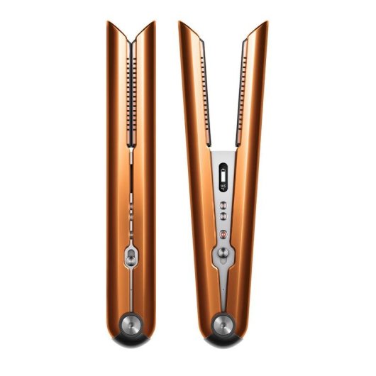 Piastra per Capelli Senza Fili Dyson Corrale 210ºC 3 Impostazioni Spegnimento Automatico Display Rame/Nickel