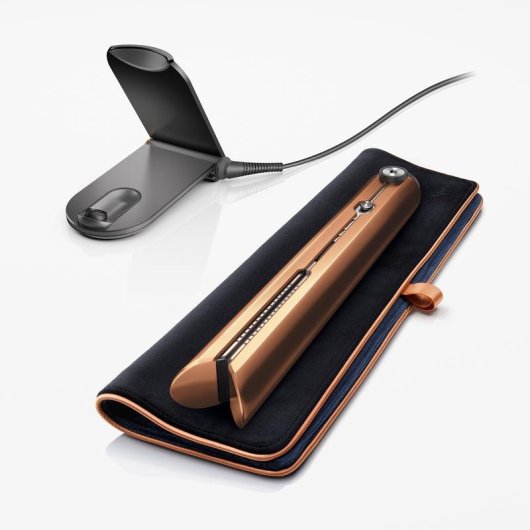 Piastra per Capelli Senza Fili Dyson Corrale 210ºC 3 Impostazioni Spegnimento Automatico Display Rame/Nickel