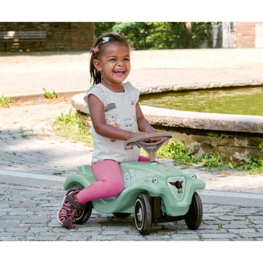 BIG Bobby Car Classic Kinderfahrzeug Grün 4 Räder Plastik