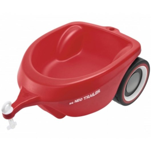 Rimorchio per Macchinina BIG Rosso Plastica 1-5 anni