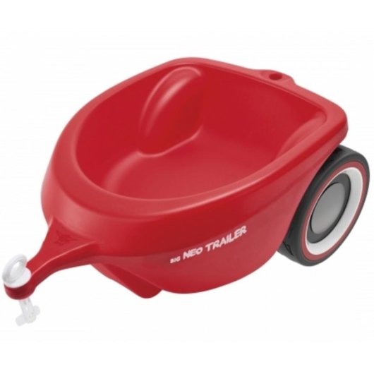 Rimorchio per Macchinina BIG Rosso Plastica 1-5 anni
