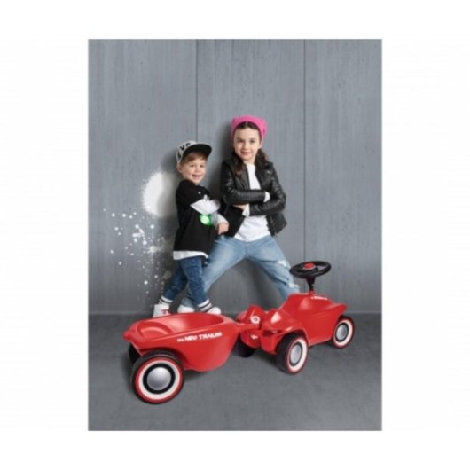 Rimorchio per Macchinina BIG Rosso Plastica 1-5 anni