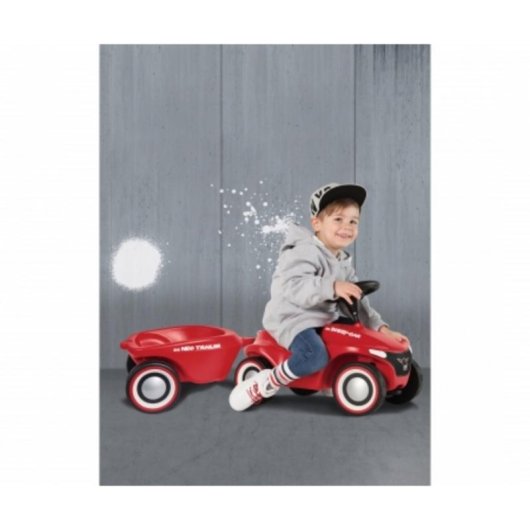 Rimorchio per Macchinina BIG Rosso Plastica 1-5 anni