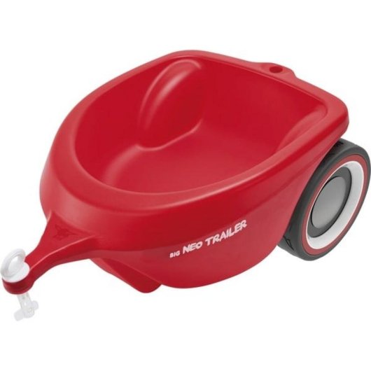 Rimorchio per Macchinina BIG Rosso Plastica 1-5 anni