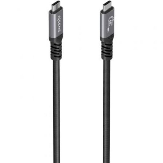Cavo USB-C Aisens 3.2 Gen1 5Gbps 4K 60W E-Mark 7m Nero