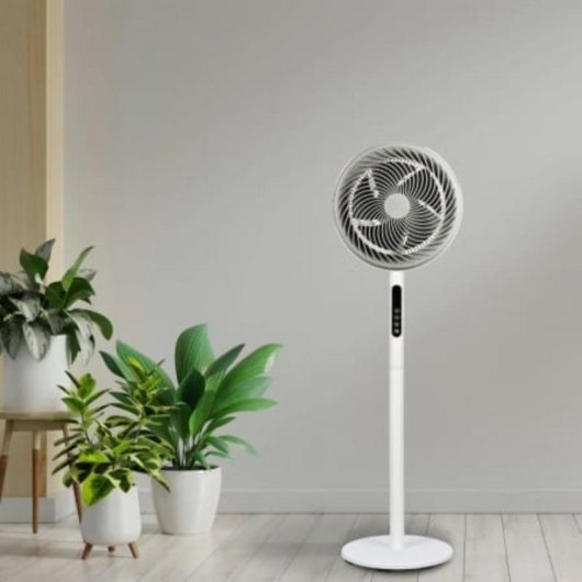 Bodenventilator Daewoo DW9008 90W 30cm 3 Stufen 5 Flügel Fernbedienung Leise