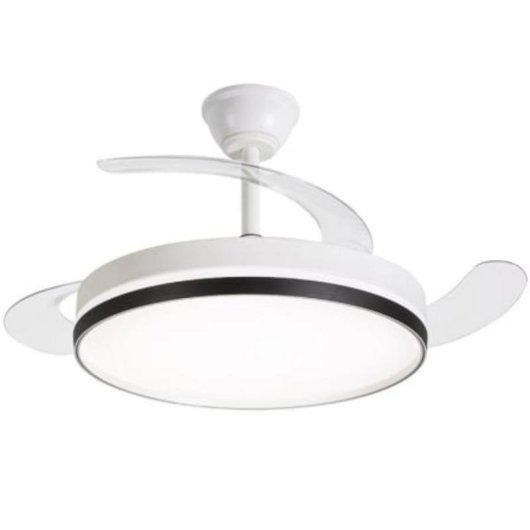 Ventilador de Techo con Luz Daewoo DW5009 30W 106cm 6 Velocidades Aspas Retráctiles con Mando