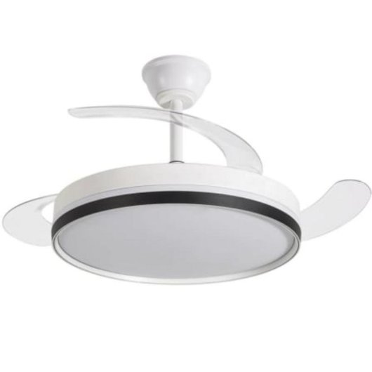 Ventilador de Techo con Luz Daewoo DW5009 30W 106cm 6 Velocidades Aspas Retráctiles con Mando