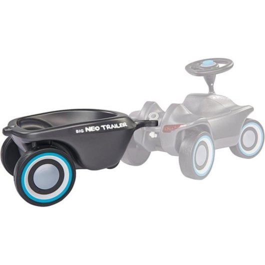 Rimorchio per auto giocattolo BIG Plastica Nero 1-5 anni