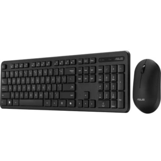 Teclado Asus CW100 inalámbrico compacto con ratón óptico negro