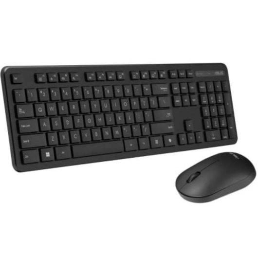 Teclado Asus CW100 inalámbrico compacto con ratón óptico negro