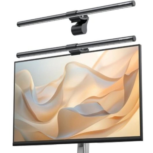 Barra de Luz LED para Monitor Vention PDAB0 USB-C 5W Negra