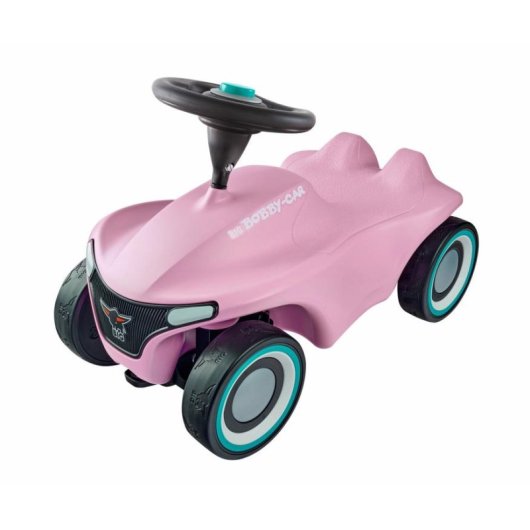 BIG Bobby-Car Neo Rosé Schiebewagen für Kinder 1 bis 5 Jahre