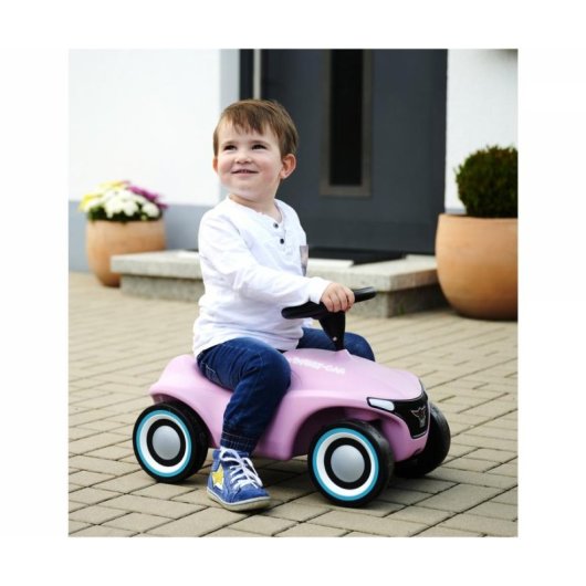 BIG Bobby-Car Neo Rosé Schiebewagen für Kinder 1 bis 5 Jahre