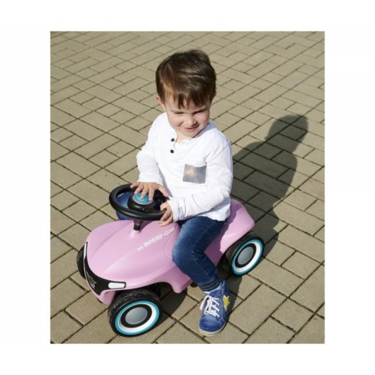 BIG Bobby-Car Neo Rosé Schiebewagen für Kinder 1 bis 5 Jahre