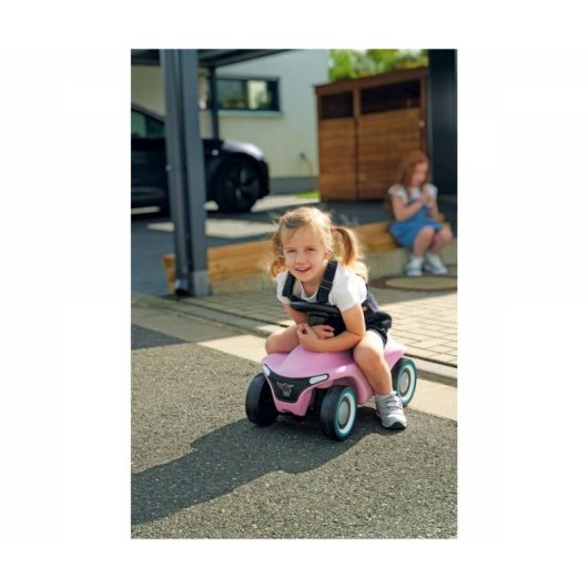 BIG Bobby-Car Neo Rosé Schiebewagen für Kinder 1 bis 5 Jahre