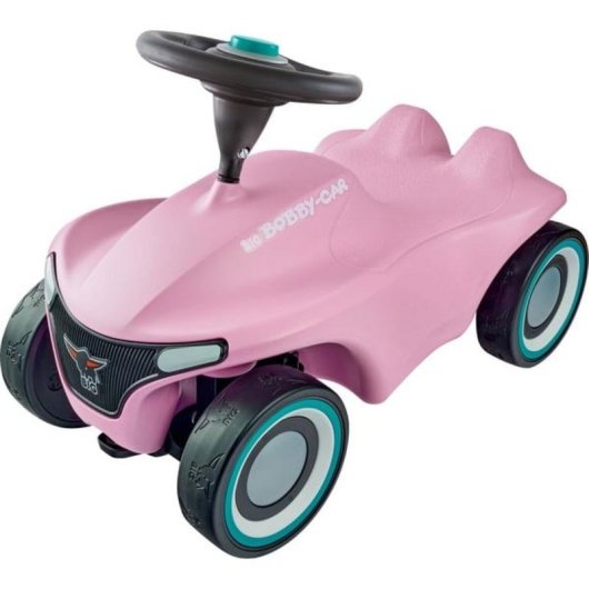 BIG Bobby-Car Neo Rosé Schiebewagen für Kinder 1 bis 5 Jahre