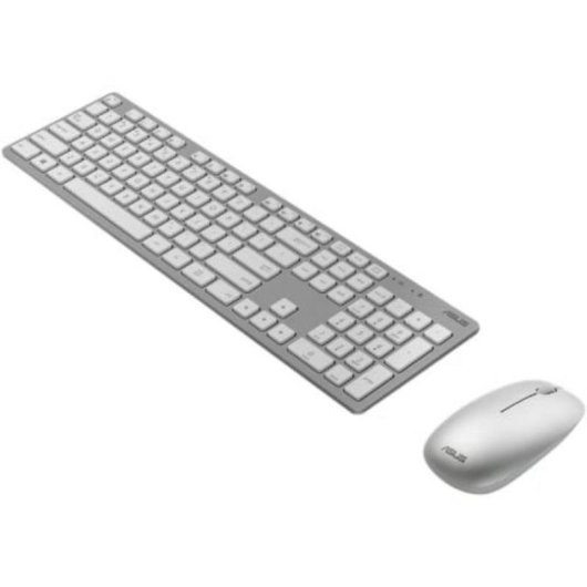 Clavier Asus W5000 compact sans fil profil bas avec souris optique blanc