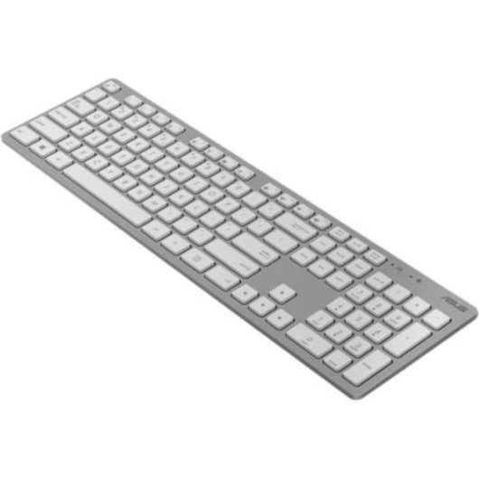 Clavier Asus W5000 compact sans fil profil bas avec souris optique blanc