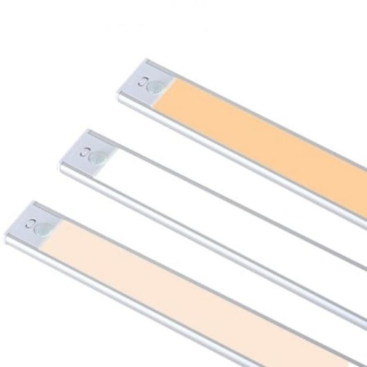 Barra de Luz Muvit iO Sensor Movimiento 30cm Batería CCT Blanca