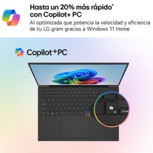 Portátil LG Gram 16UD55U-G.AX55BN 16" AMD Ryzen AI 5 430 16GB 512GB SSD Radeon FreeDOS