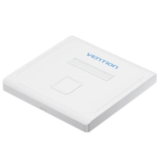 Placa de Pared Vention IFDW0 1 Puerto RJ45 Tipo 86 Blanco