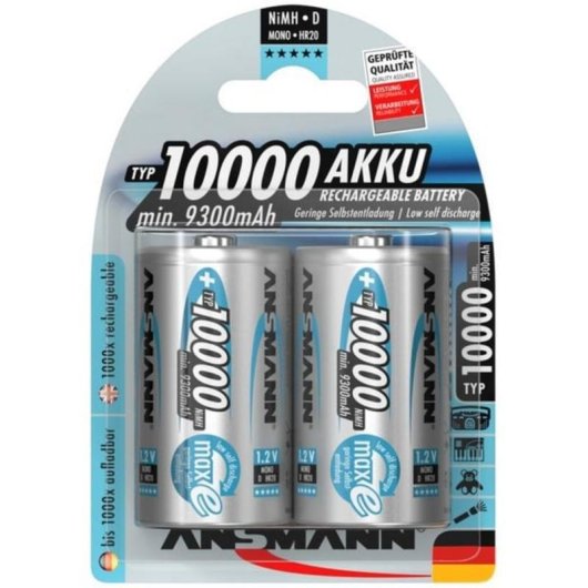 Pila ricaricabile Ansmann D NiMH 10000 mAh Pack 2