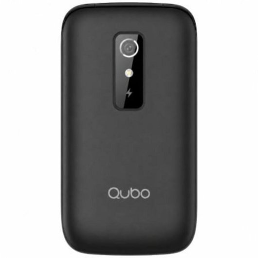 Qubo P-220BKC 4G 2,8" Retroiluminado Dual SIM Negro con Base de carga