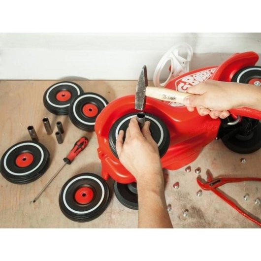 Set di Ruote Silenziose BIG Whisper Wheels per Bobby Car Nero