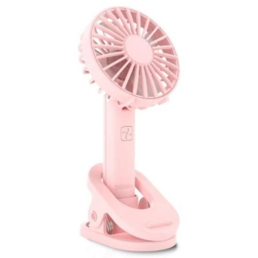 Mini Ventilador de Mano Daewoo DW9017 5W 3 Velocidades Batería 1200mAh USB-C Silencioso Cabezal Giratorio