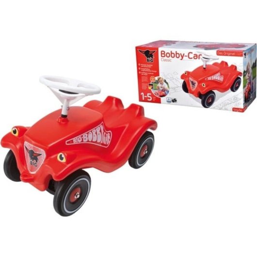 Carrellino a spinta BIG Bobby-Car Classic rosso