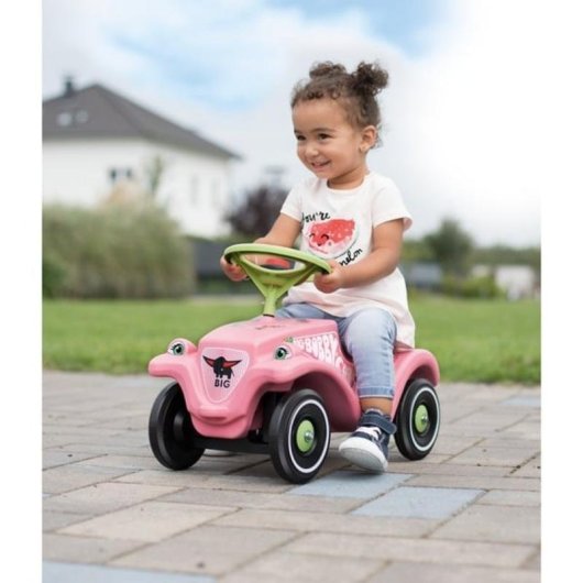 Bimbo-piedi BIG Bobby Car Classic Flower Rosa e Verde 1 anno