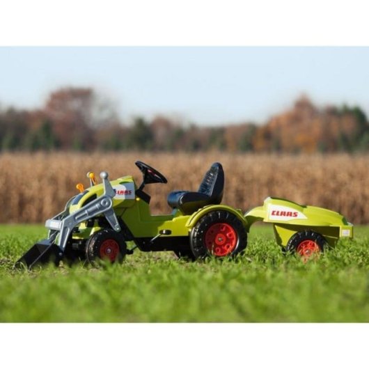 Tracteur à pédale BIG CLAAS Celtis Loader + Trailer Vert