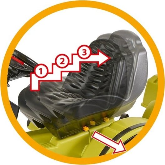 Tracteur à pédale BIG CLAAS Celtis Loader + Trailer Vert