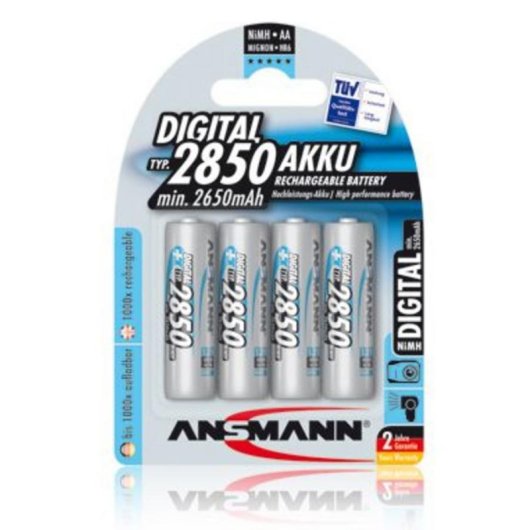 Pila ricaricabile AA Ansmann NiMH 2850 mAh 4 unità