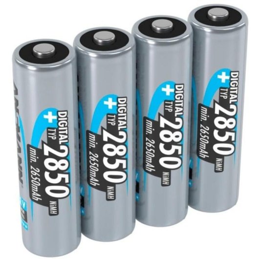 Pila ricaricabile AA Ansmann NiMH 2850 mAh 4 unità