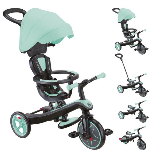 Triciclo Globber Explorer Trike 4en1 Verde