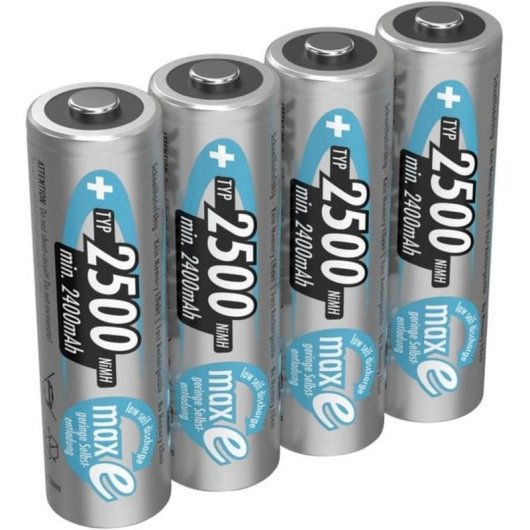 Wiederaufladbare Batterie Ansmann MaxE Plus AA 2500mAh (4er Pack)