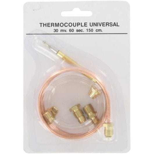 Conjunto Termopar Gás Universal 1500mm 5 Acessórios