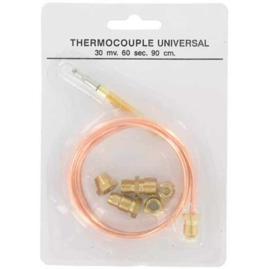 Conjunto Termopar Gas Universal 900mm (5 Accesorios)
