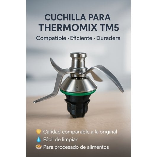 Lâmina Robot de Cozinha Thermomix TM5 Compatível Vorwerk Substituição