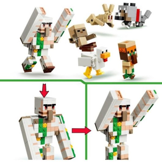 LEGO Minecraft 21592 Ataque Du Désert Du Poulet Montable 428 pièces