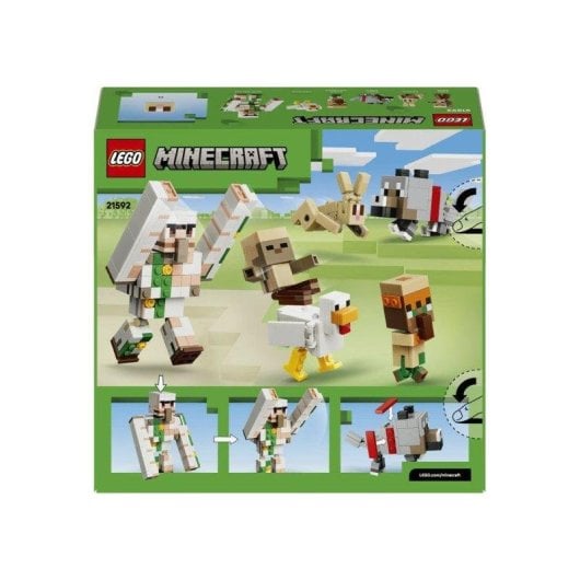 LEGO Minecraft 21592 Ataque Du Désert Du Poulet Montable 428 pièces