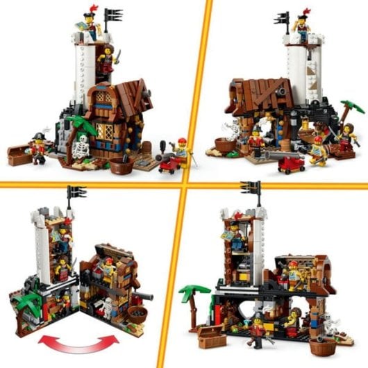 LEGO Creator 3 En 1 Mítico Barco Pirata 31387 1074 pièces